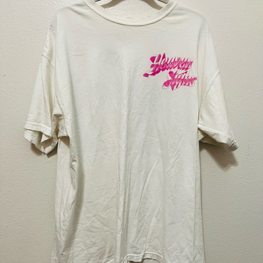 Boys Lie White T-Shirt with Pink Graphic OVERSIZED
